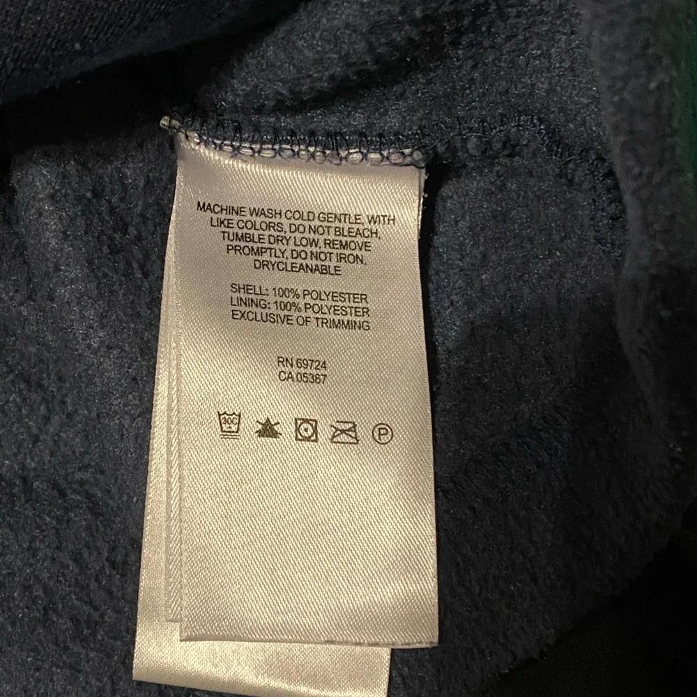 Women’s Columbia Navy Blue Fleece Vest - Picture 6 of 6